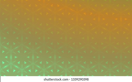 Trendy gradient geometric backdrop with hologram.Vector pattern