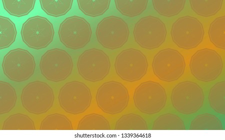 Trendy gradient geometric backdrop with hologram.Vector pattern