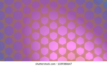 Trendy gradient geometric backdrop with hologram.Vector pattern