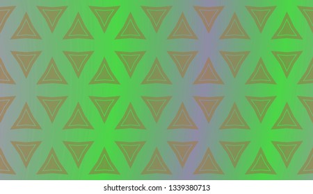 Trendy gradient geometric backdrop with hologram.Vector pattern