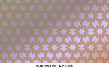 Trendy gradient geometric backdrop with hologram.Vector pattern