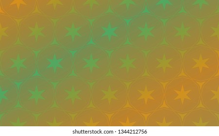 Trendy gradient geometric backdrop with hologram.Vector pattern