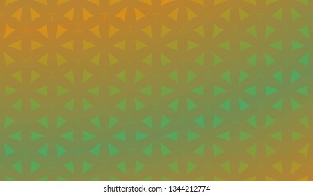 Trendy gradient geometric backdrop with hologram.Vector pattern