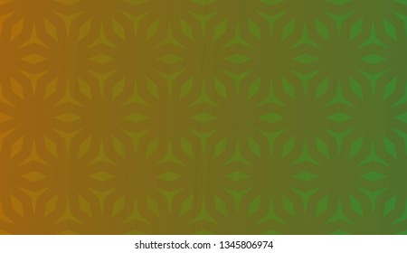 Trendy gradient geometric backdrop with hologram.Vector pattern