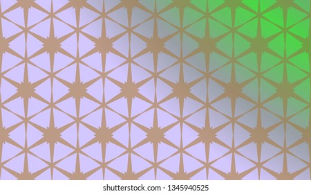 Trendy gradient geometric backdrop with hologram.Vector pattern