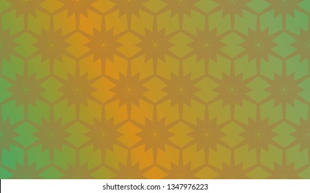 Trendy gradient geometric backdrop with hologram.Vector pattern