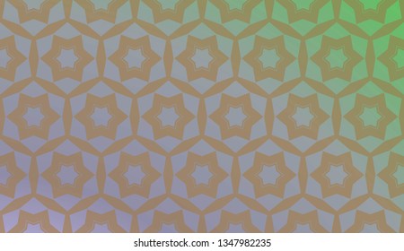 Trendy gradient geometric backdrop with hologram.Vector pattern