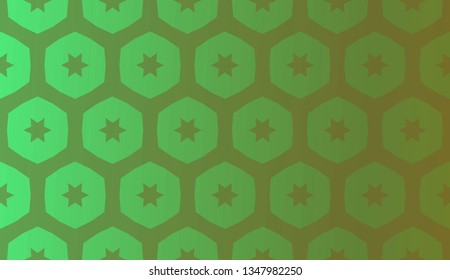 Trendy gradient geometric backdrop with hologram.Vector pattern