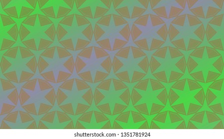 Trendy gradient geometric backdrop with hologram.Vector pattern