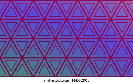 Trendy gradient geometric backdrop with hologram.Vector
