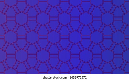 Trendy gradient geometric backdrop with hologram.Vector
