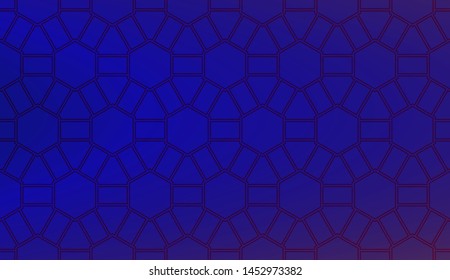 Trendy gradient geometric backdrop with hologram.Vector
