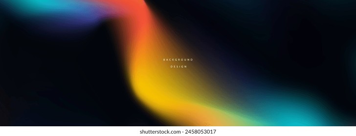 Trendy gradient mesh abstract design background. Abstract digital background