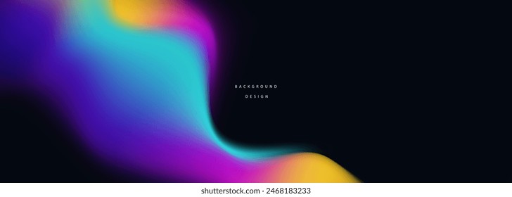 Trendy gradient mesh abstract design background. Abstract digital background