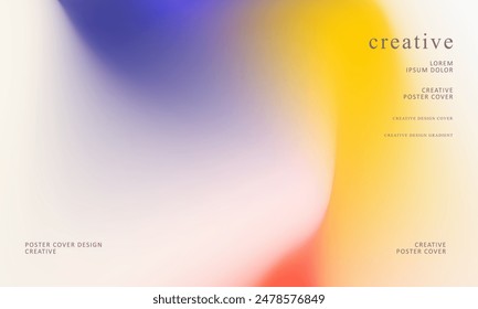 Trendy gradient mesh abstract design background. Abstract digital background