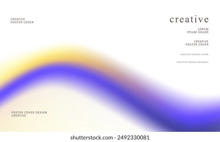 Trendy gradient mesh abstract design background. Abstract digital background