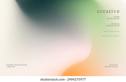 Trendy gradient mesh abstract design background. Abstract digital background