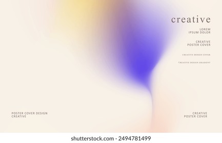 Trendy Gradient Mesh abstrakte Design Hintergrund. Abstrakter digitaler Hintergrund