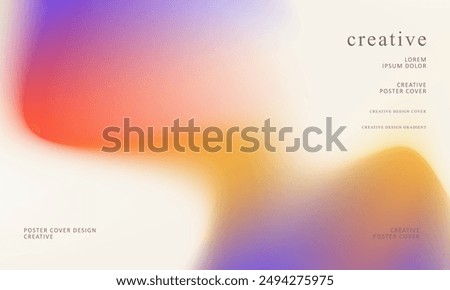 Trendy gradient mesh abstract design background. Abstract digital background