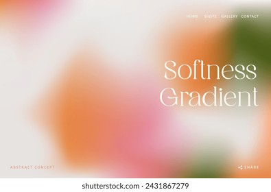 Trendy gradient pastel spring fluid wave background landing page, colorful abstract liquid. Red and green design for banner, poster, cover, flyer, presentation, advertising