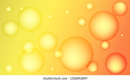 Trendy gradient shapes composition with circle. For design, presentation, business. Color Vector illustration
