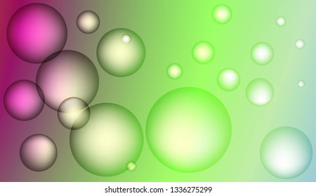 Trendy gradient shapes composition with circle. For design, presentation, business. Color Vector illustration