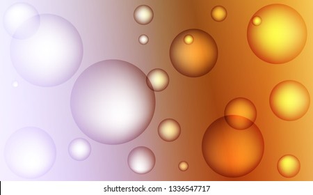 Trendy gradient shapes composition with circle. For design, presentation, business. Color Vector illustration