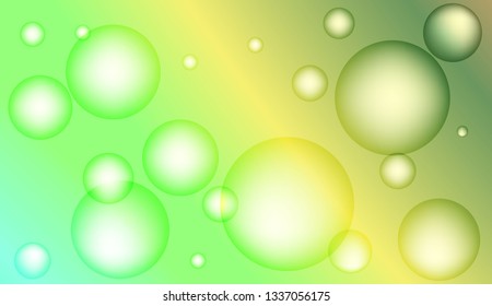 Trendy gradient shapes composition with circle. For design, presentation, business. Color Vector illustration