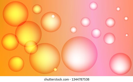 Trendy gradient shapes composition with circle. For design, presentation, business. Color Vector illustration