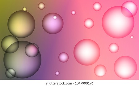 Trendy gradient shapes composition with circle. For design, presentation, business. Color Vector illustration