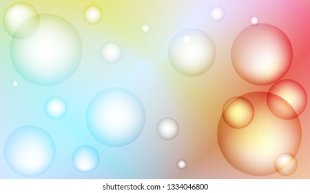 Trendy gradient shapes composition with drop. For design, presentation, business. Bright Gradient Color Vector illustration
