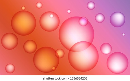 Trendy gradient shapes composition with drop. For design, presentation, business. Bright Gradient Color Vector illustration