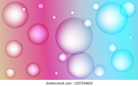 Trendy gradient shapes composition with drop. For design, presentation, business. Bright Gradient Color Vector illustration