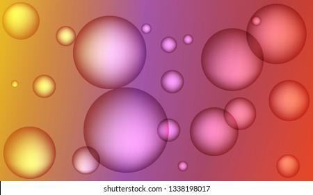 Trendy gradient shapes composition with drop. For design, presentation, business. Bright Gradient Color Vector illustration