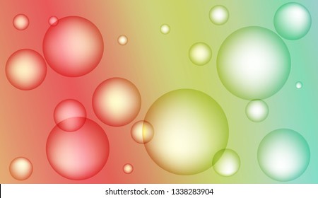 Trendy gradient shapes composition with drop. For design, presentation, business. Bright Gradient Color Vector illustration