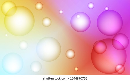 Trendy gradient shapes composition with drop. For design, presentation, business. Bright Gradient Color Vector illustration