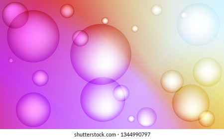 Trendy gradient shapes composition with drop. For design, presentation, business. Bright Gradient Color Vector illustration