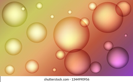 Trendy gradient shapes composition with drop. For design, presentation, business. Bright Gradient Color Vector illustration