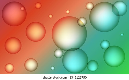 Trendy gradient shapes composition with drop. For design, presentation, business. Bright Gradient Color Vector illustration