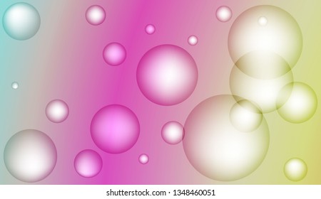 Trendy gradient shapes composition with drop. For design, presentation, business. Bright Gradient Color Vector illustration