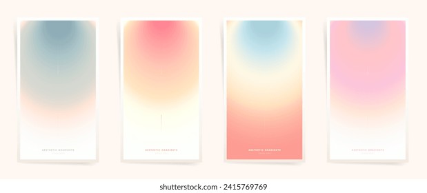 Space Aesthetic Cards Media