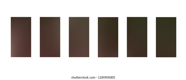 Trendy gradient swatches. Collection palettes of gradient swatches for business infographic, social media, mobile app, flat web design, backgrounds. Set of multicolored gradients. Vector Illustration