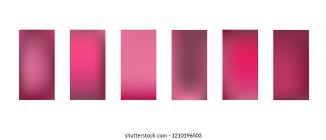 Trendy gradient swatches. Collection palettes of gradient swatches for business infographic, social media, mobile app, flat web design, backgrounds. Set of multicolored gradients. Vector Illustration