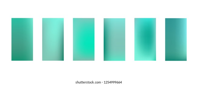 Trendy gradient swatches. Collection palettes of gradient swatches for business infographic, social media, mobile app, flat web design, backgrounds. Set of multicolored gradients. Vector Illustration
