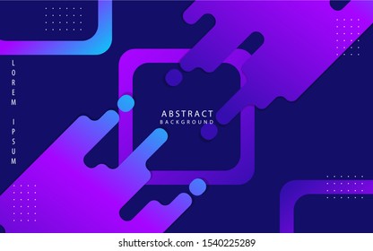 Trendy gradient vector background with modern color and shapes. Design template for use cover, poster, banner, brochure, wallpaper, website