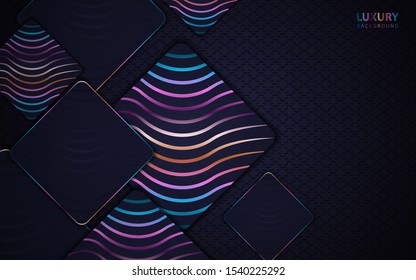 Trendy gradient vector background with modern color and shapes. Design template for use cover, poster, banner, brochure, wallpaper, website