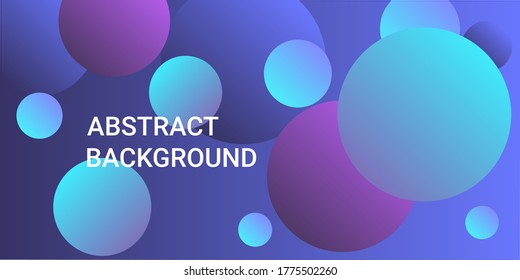 Trendy gradients of balls shapes, great design for any purposes.  Trendy minimal design. Graphic vector art. Abstract geometric background design. 