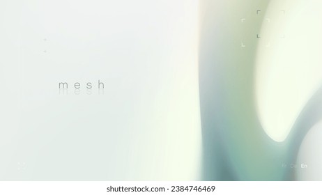 Trendy graffiti style background with light green blurred shape. Modern wallpaper design for poster, website, placard, cover, advertising
