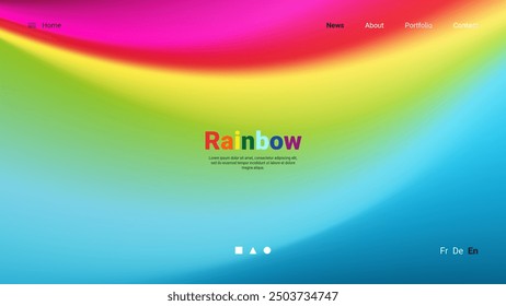 Trendy graffiti style background with light neon blurred shape. Modern wallpaper design for poster, website, placard, cover, advertising. Vector illustration.
