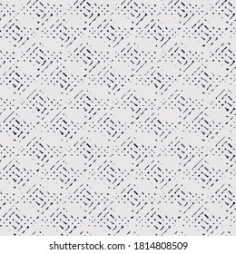  Trendy graphic design vector seamless art ink checks pattern. monochrome print with abstract natural fabric artwork textures. Japanese background. Ethnic  Bohemian endless fashionable print design 